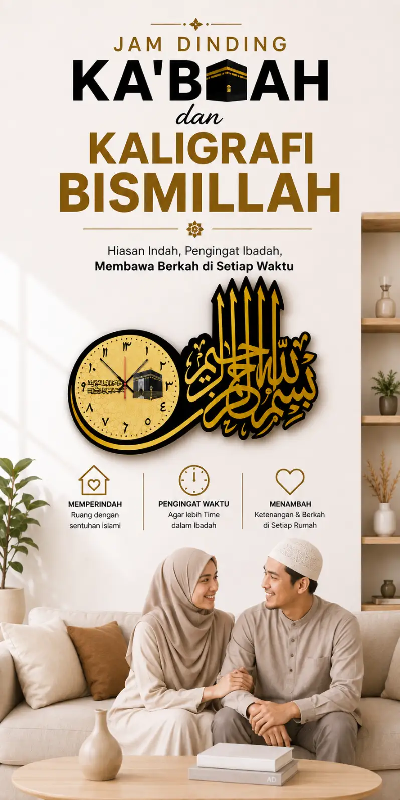 Jam Dinding Kabah